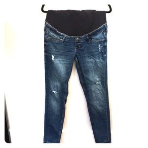 H and M Mama Skinny High Rib Jeans